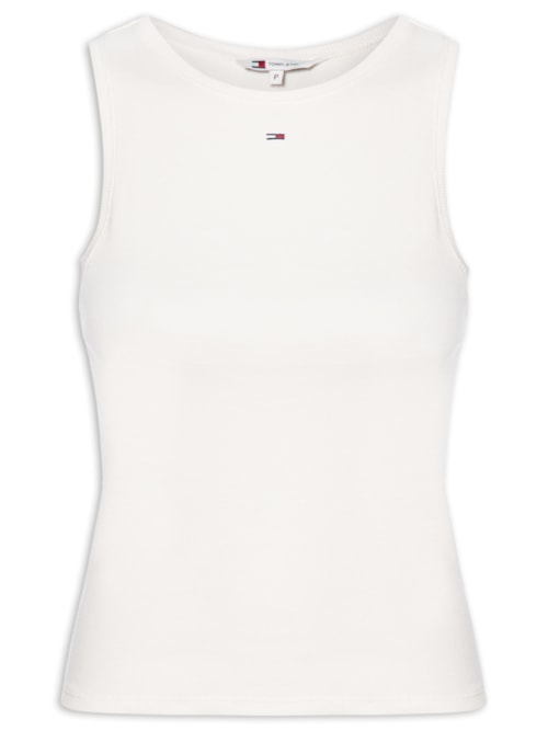 Regata Feminina Tjw Essential Rib Tank Ext – Branco