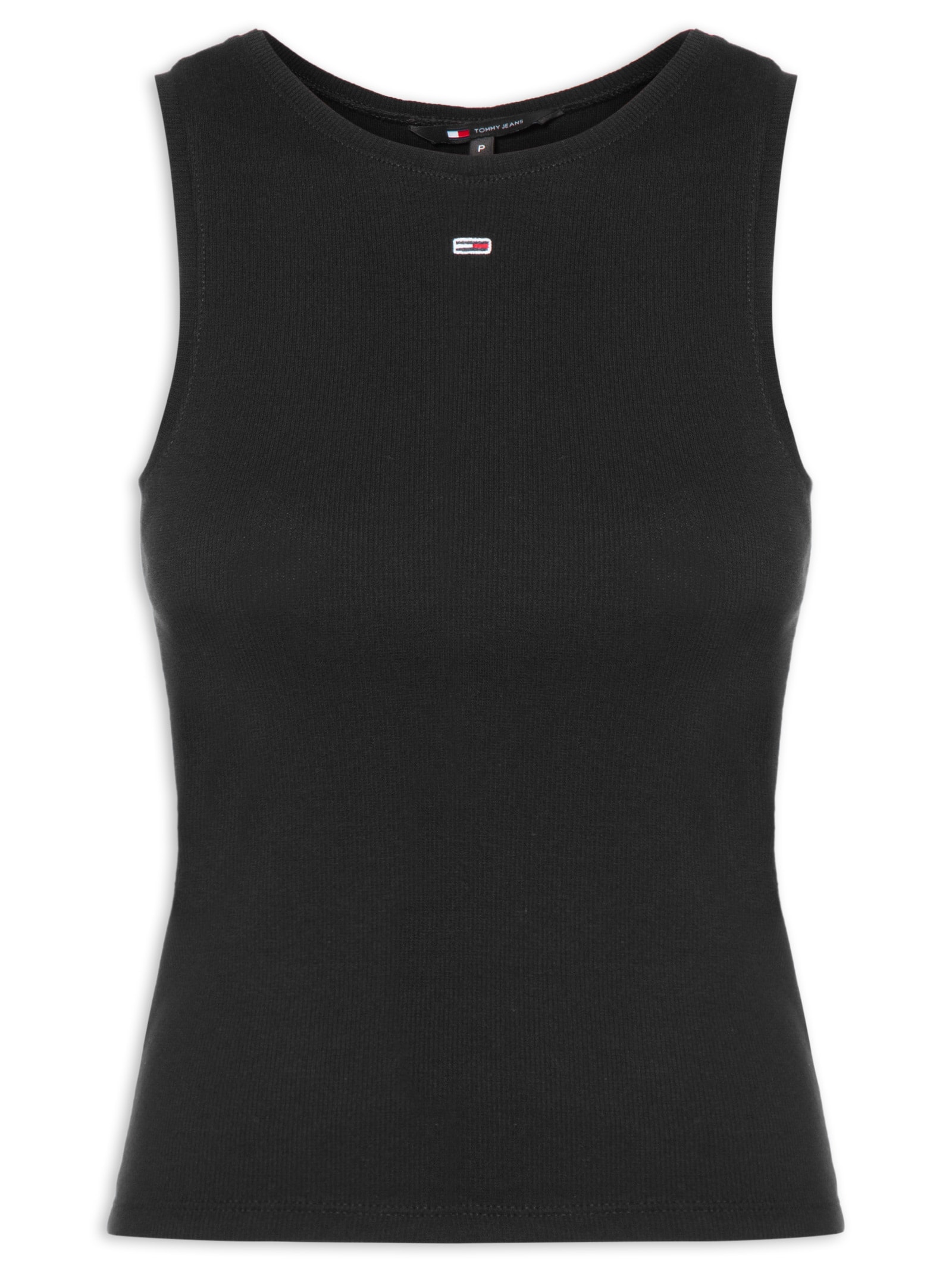 Regata Feminina Tjw Essential Rib Tank Ext Preto Tommy Jeans