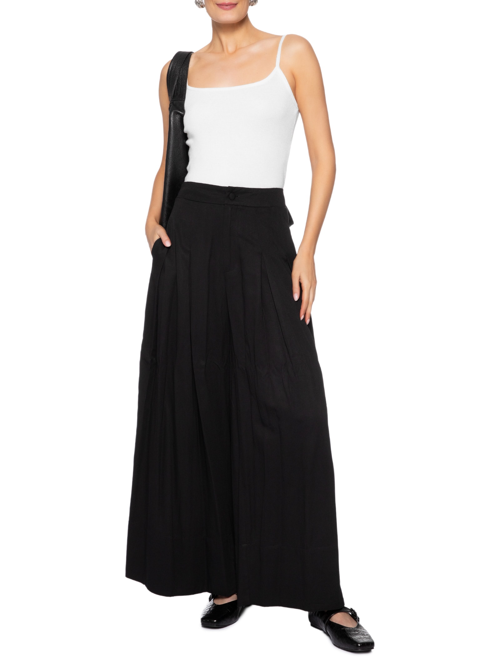 Regata Feminina Tricot Alcinha Básica – Branco Basiq