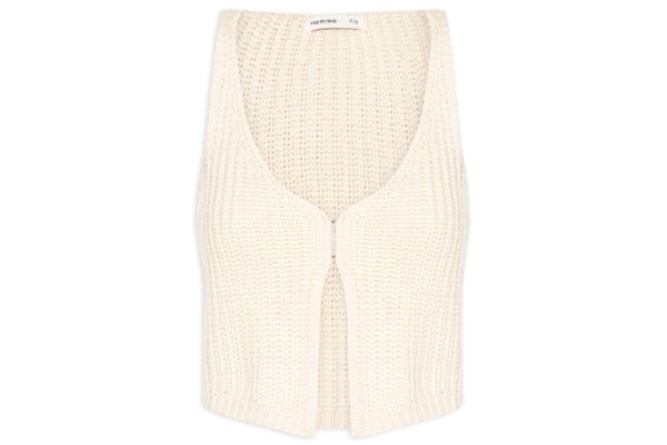 Regata Feminina Tricot - Amarelo