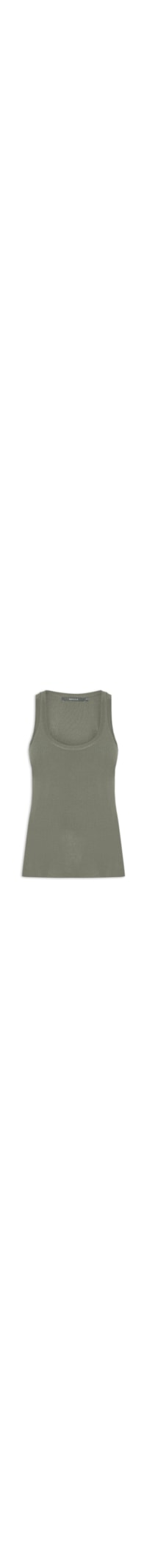 Regata Feminina Tricot Basic - Verde