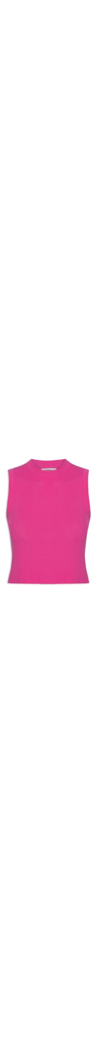 Regata Feminina Tricot Básica - Rosa