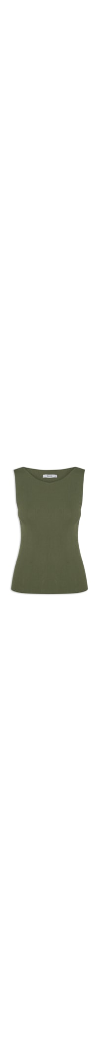 Regata Feminina Tricot Básica - Verde