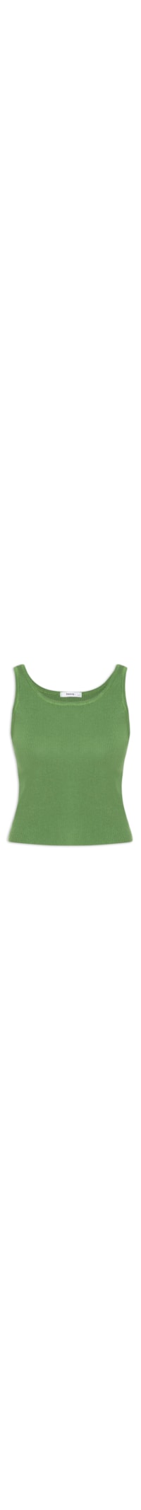 Regata Feminina Tricot Básica - Verde