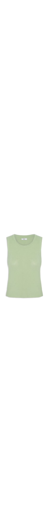 Regata Feminina Tricot Canelada - Verde