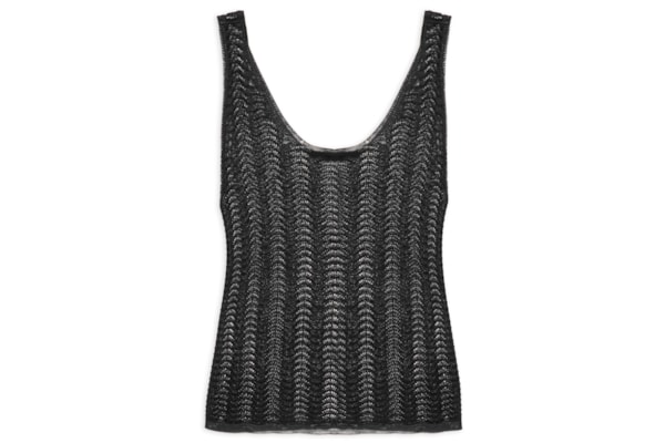 Regata Feminina Tricot Ciclo - Preto