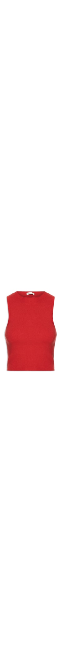 Regata Feminina Tricot - Vermelho