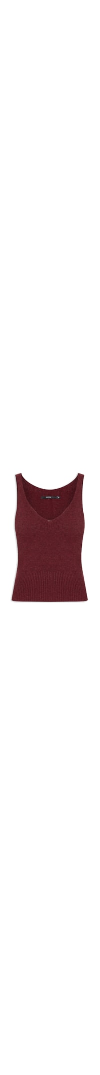 Regata Feminina Tricot - Vermelho