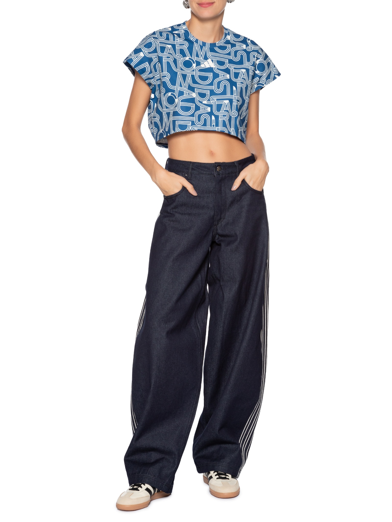 Regata Feminina TRN Azul Adidas + Farm