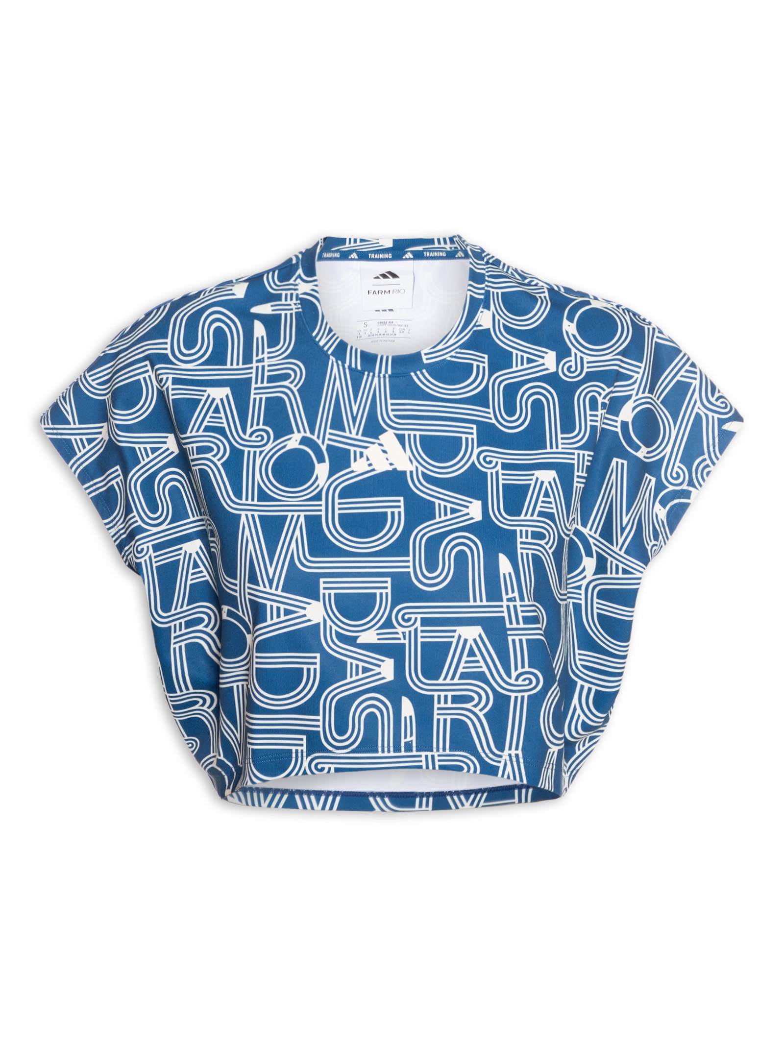 Regata Feminina TRN Azul Adidas + Farm