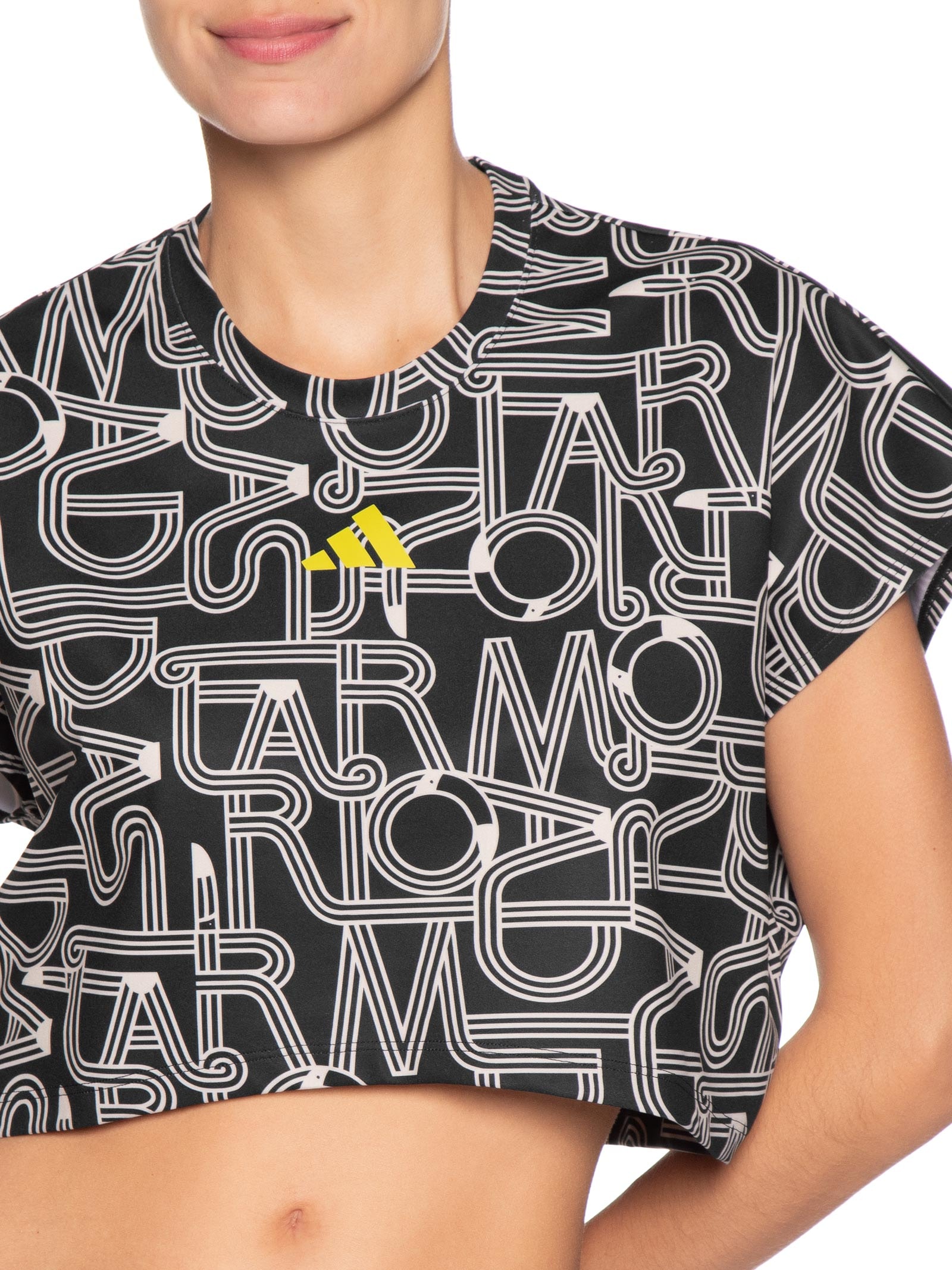 Regata Feminina TRN Preto Adidas + Farm