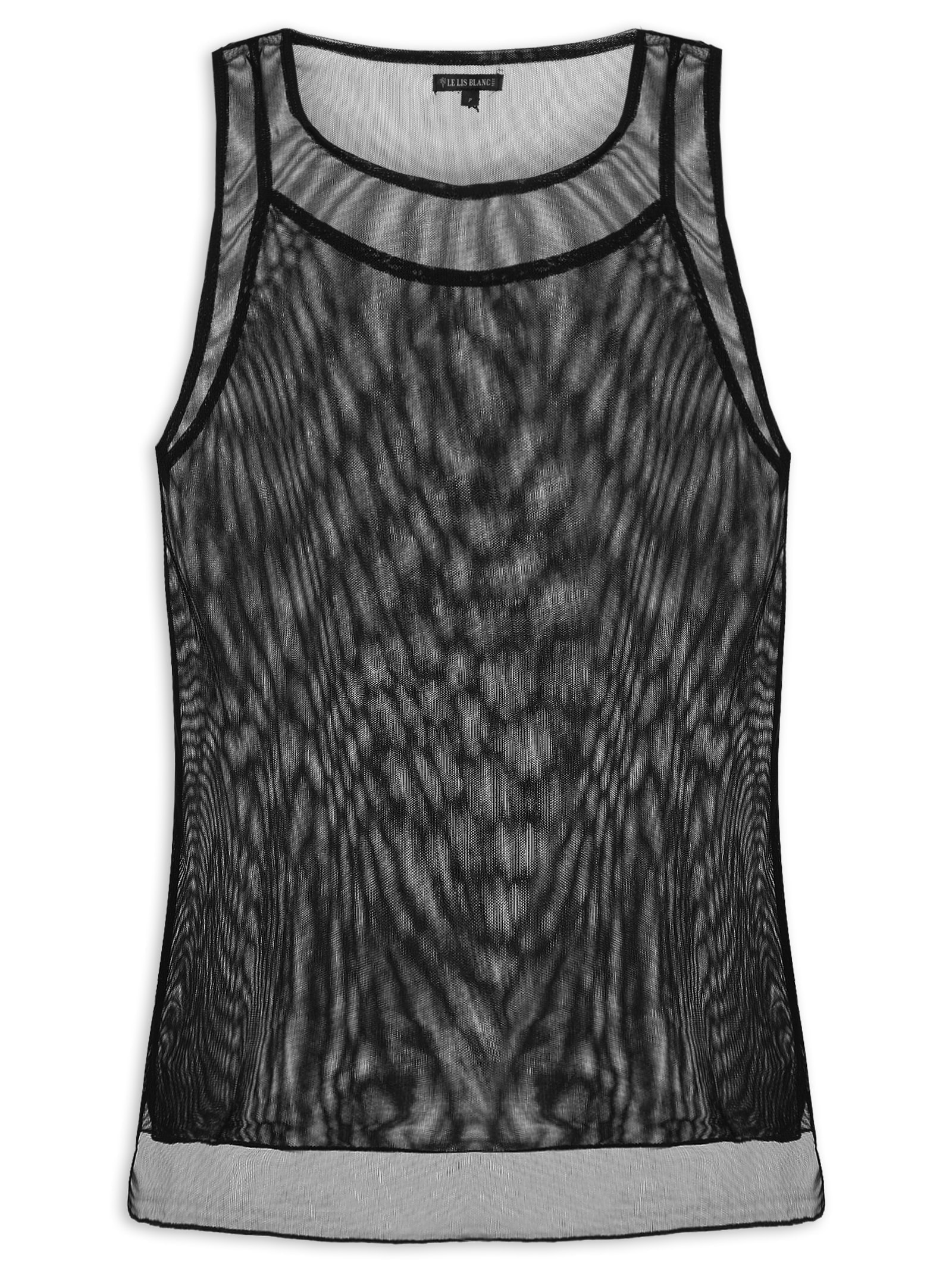 Regata Feminina Tulle Hally I Preto Le Lis