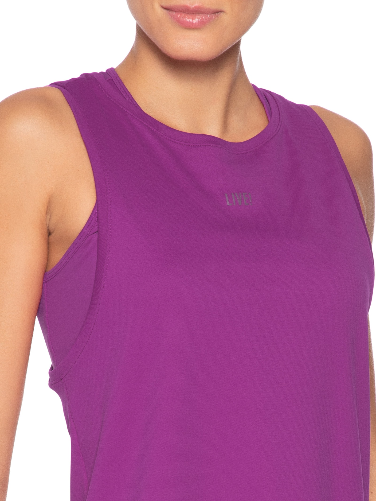 Regata Feminina Twist Up Loose – Roxo Live!