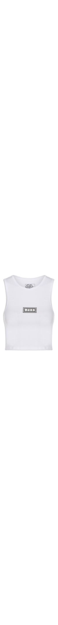 Regata Feminina Upworn Fitted Tank - Branco