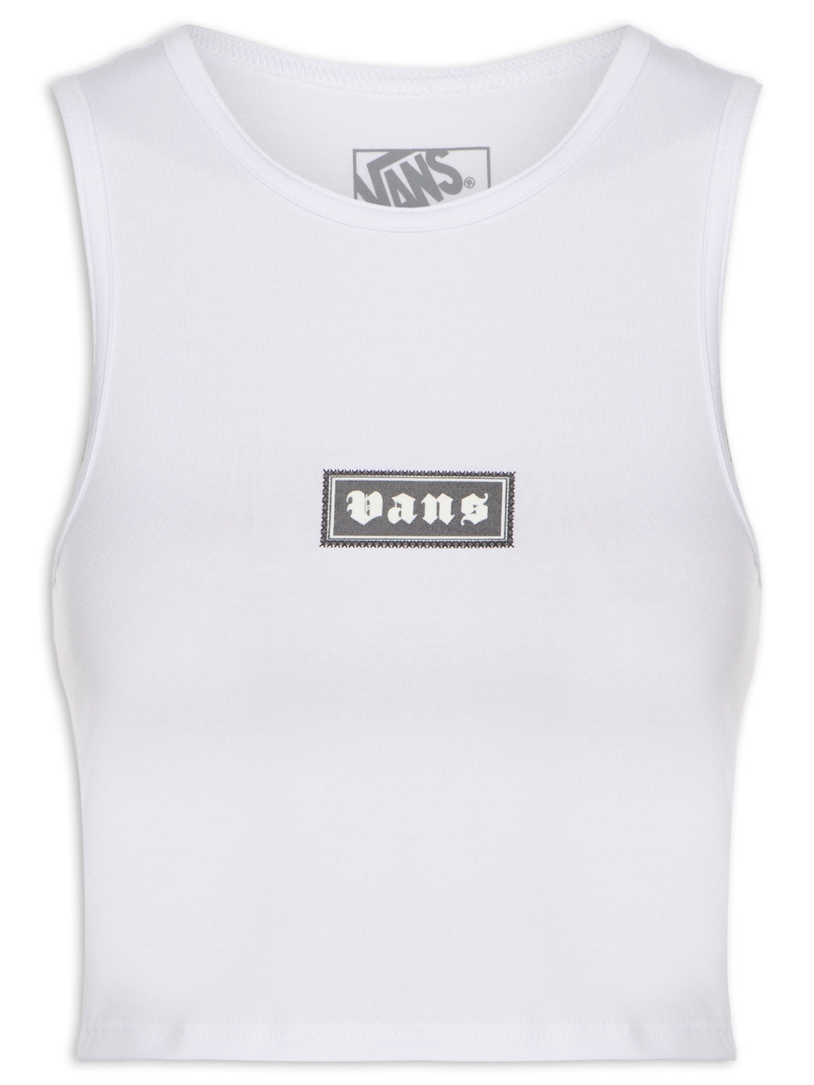 Regata Feminina Upworn Fitted Tank Branco Vans
