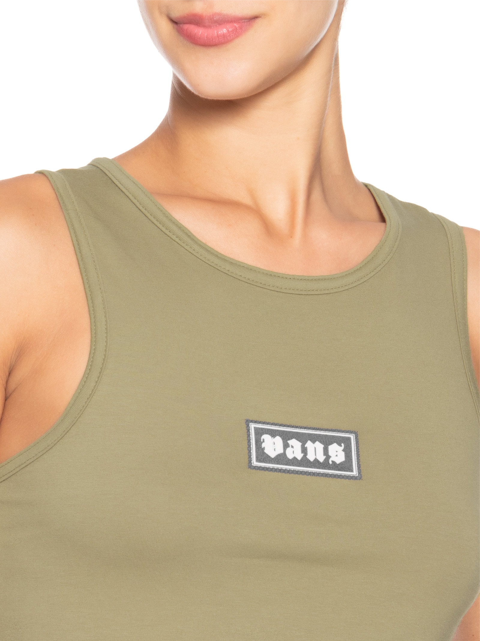 Regata Feminina Upworn Fitted Tank Marrom Vans