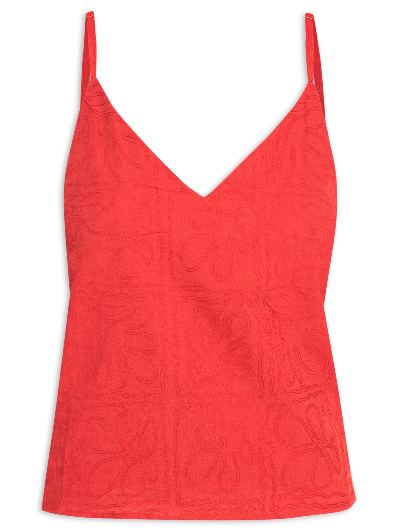 Regata Feminina Vermelho  Hering