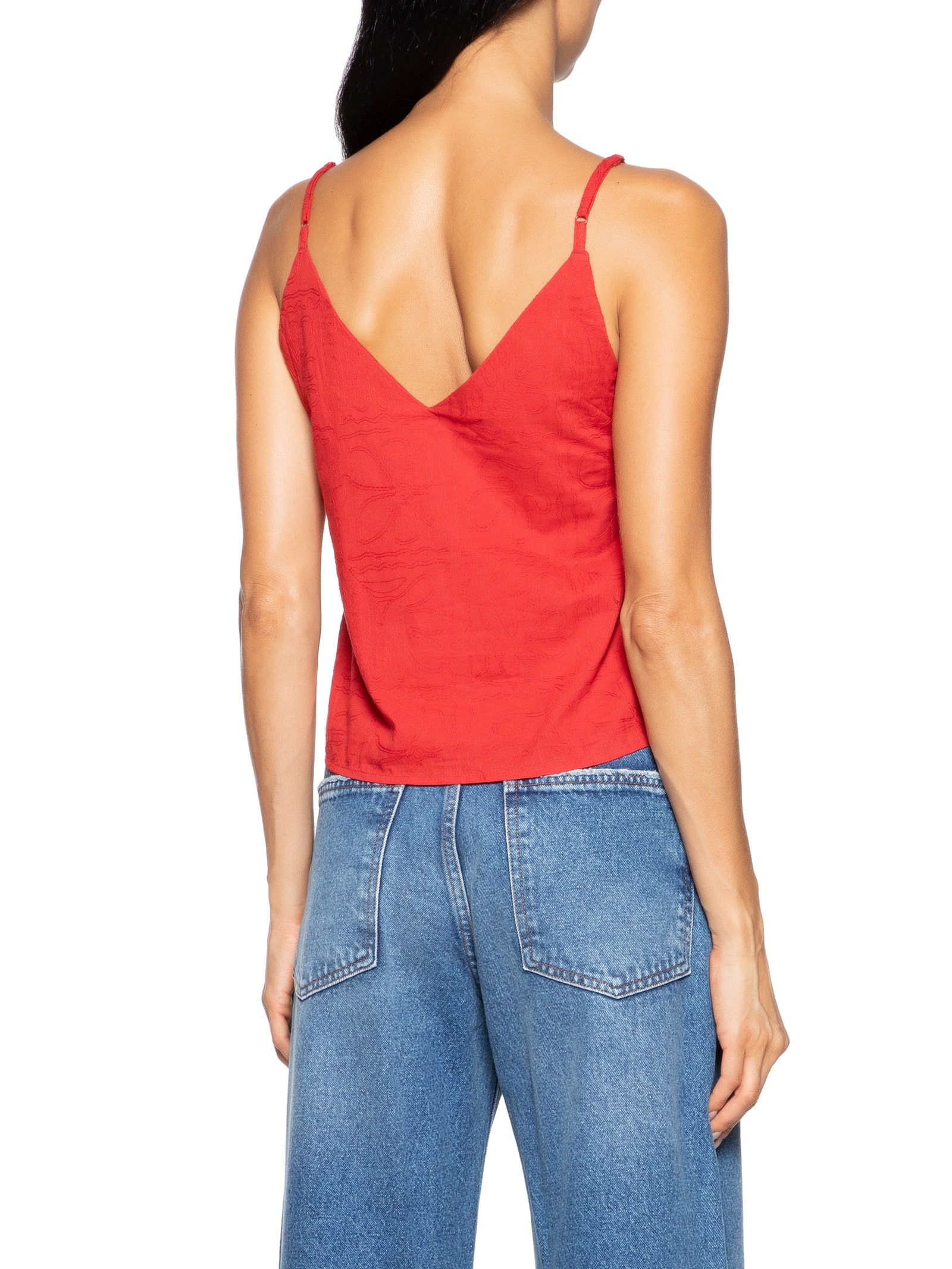 Regata Feminina Vermelho  Hering