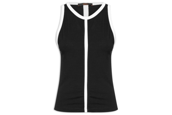 Regata Feminina Vivos Colors Power - Preto