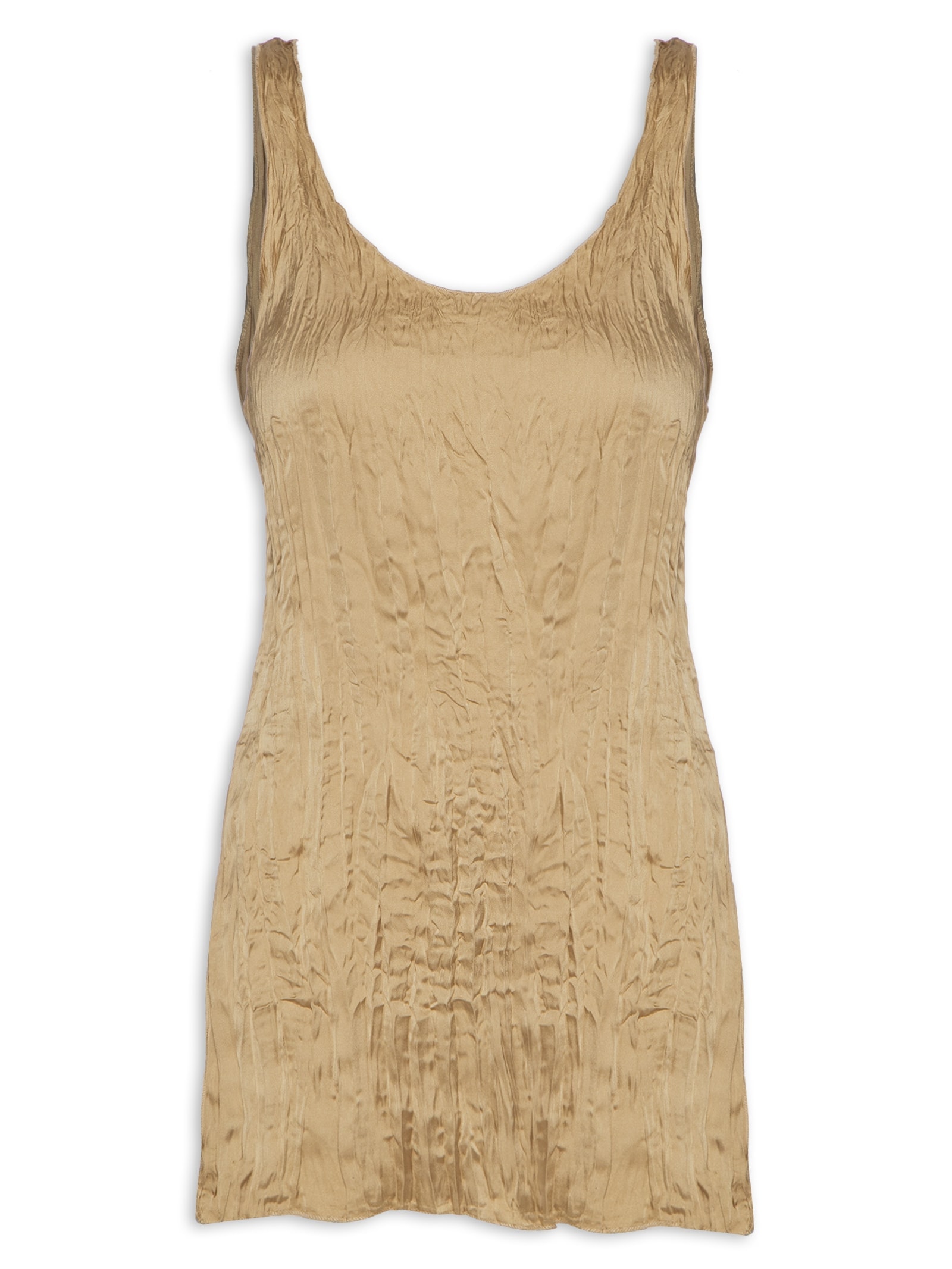 Regata Feminina Weinkled Satin Bege  Osklen