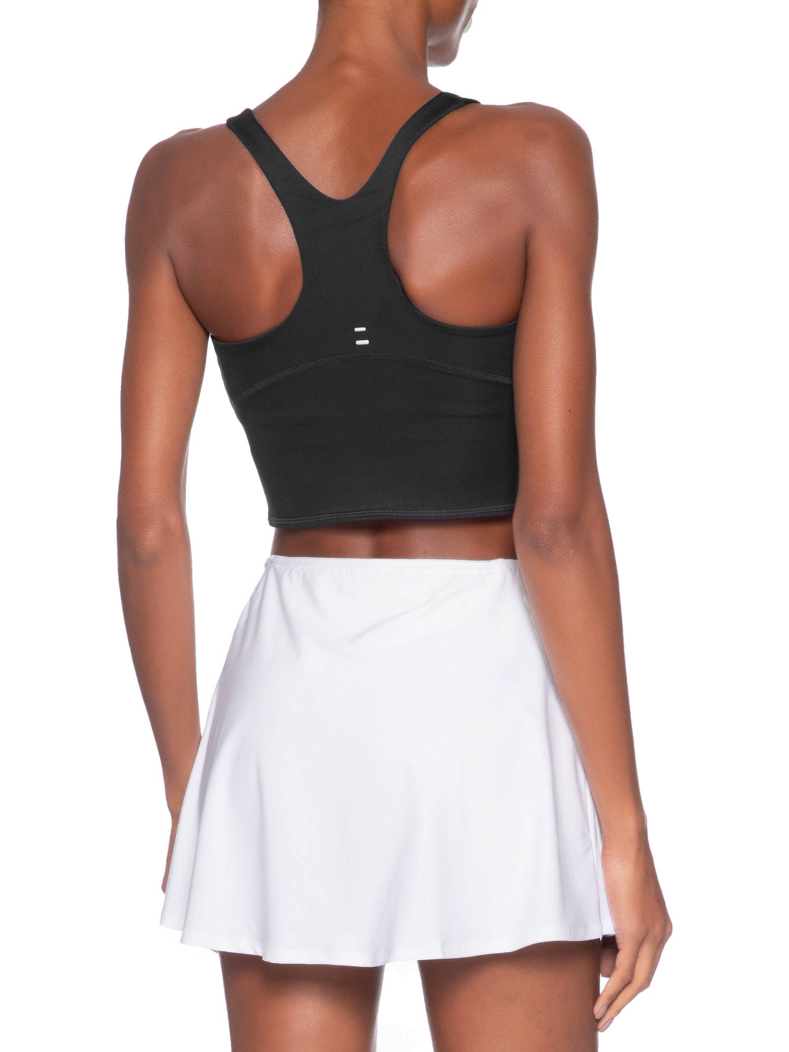 Regata Feminina Women's Medium-Support Cropped Sports Preto Nike