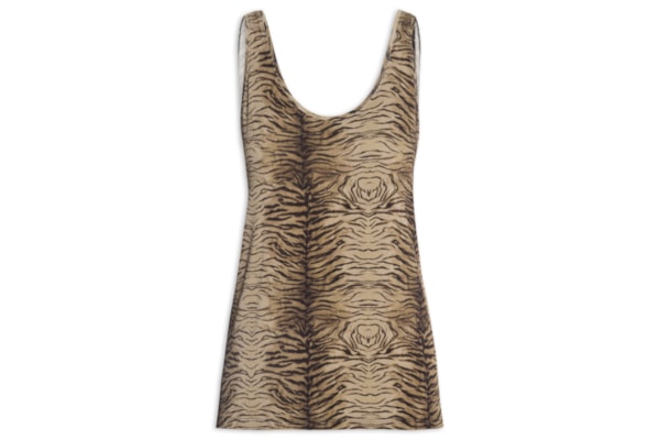 Regata Feminino Estampa Felin – Marrom