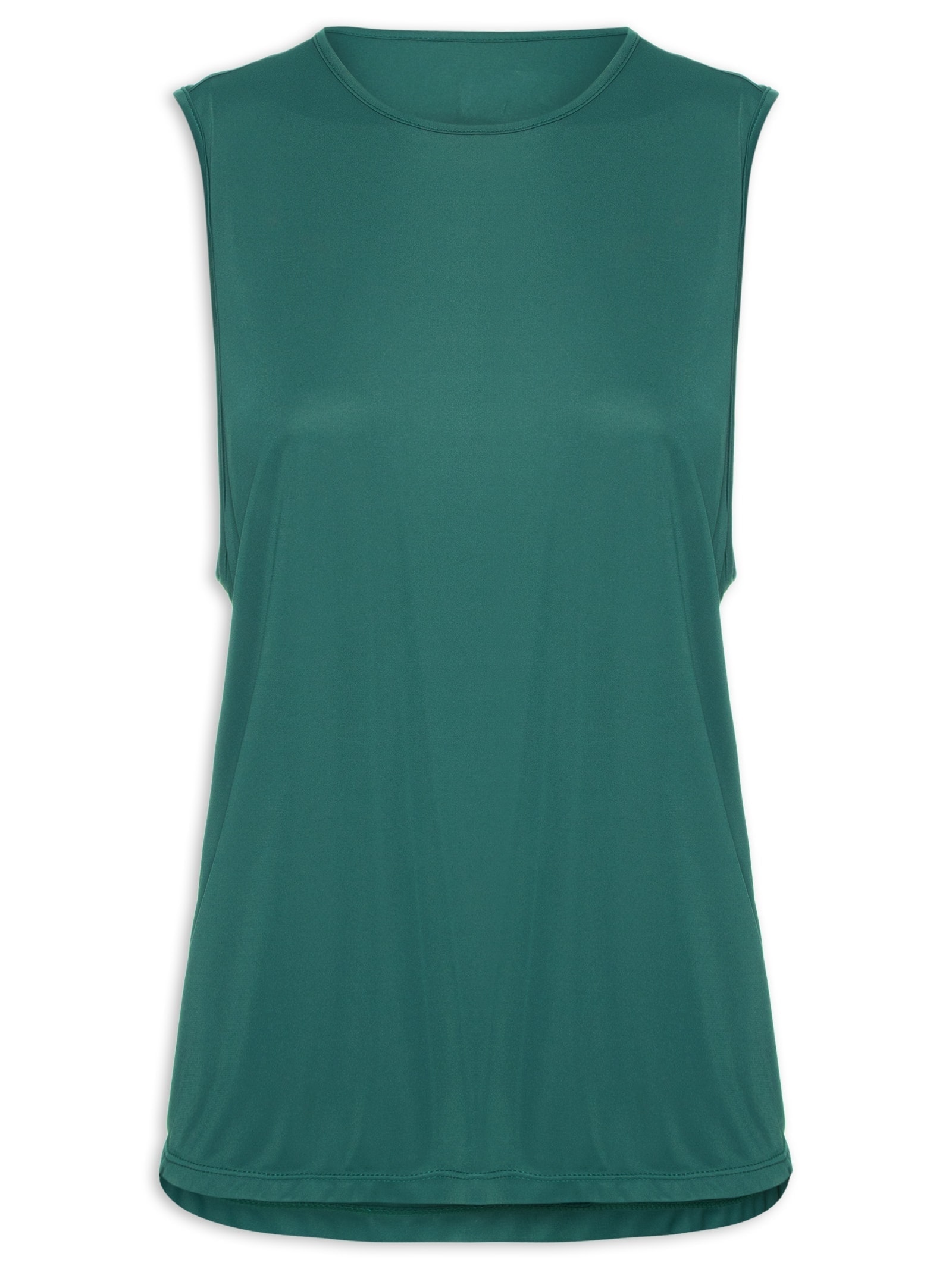 Regata Fitness Cavada Verde Escuro Dry Uv Palma Yogini