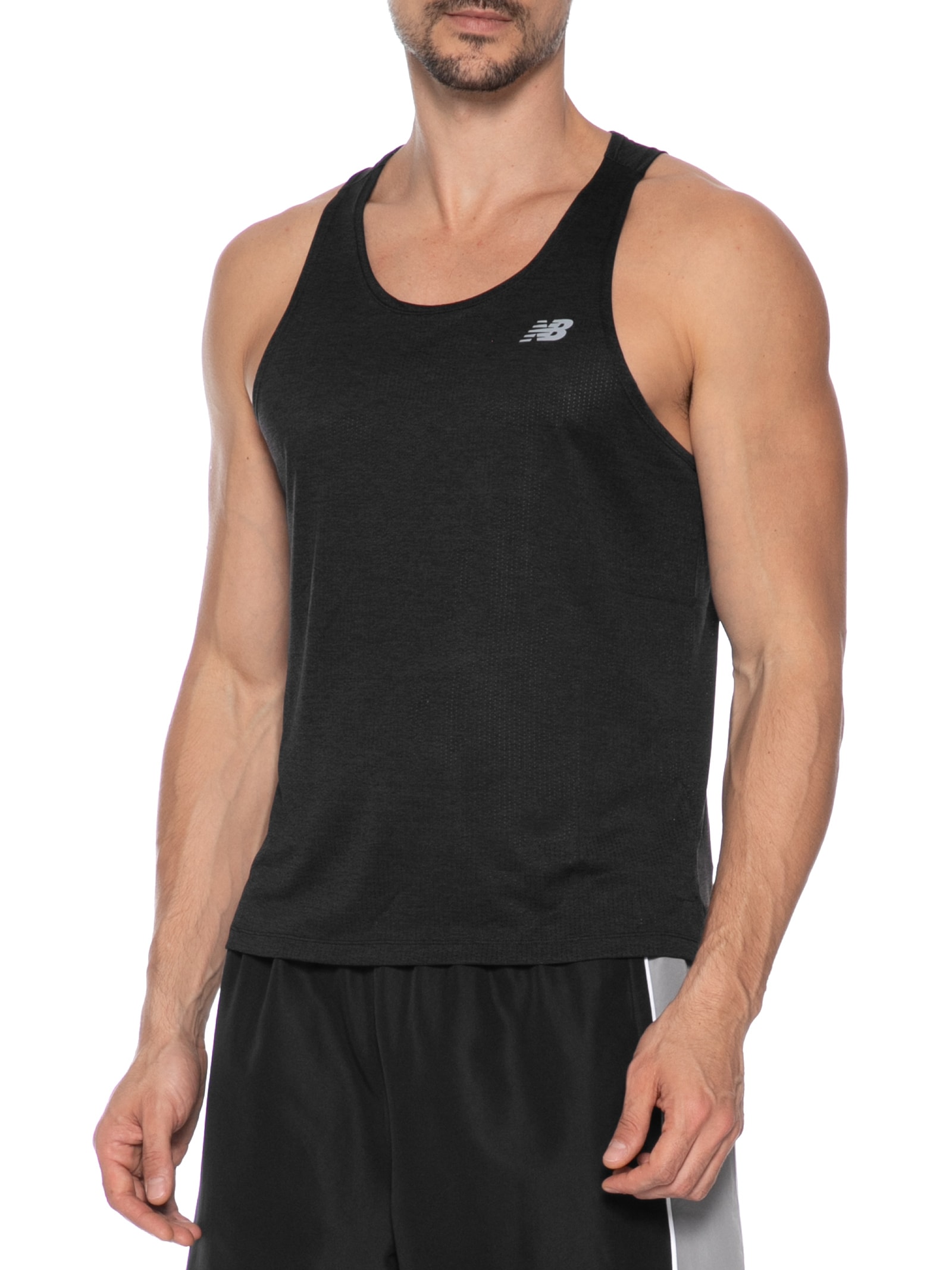 Regata Masculina Athletics Run – Preto New Balance
