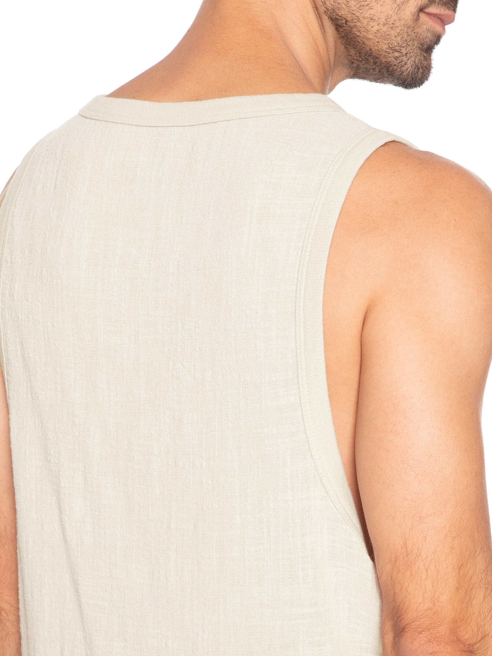 Regata Masculina Back Rustic Bege Osklen