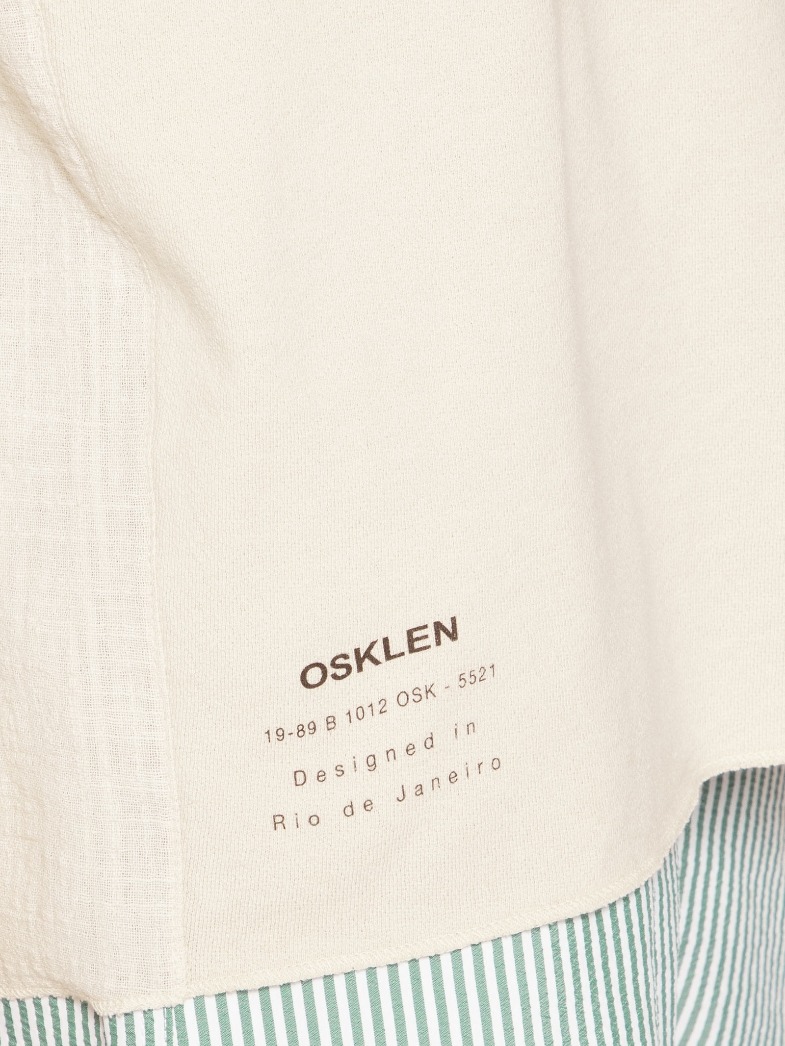 Regata Masculina Back Rustic Bege Osklen