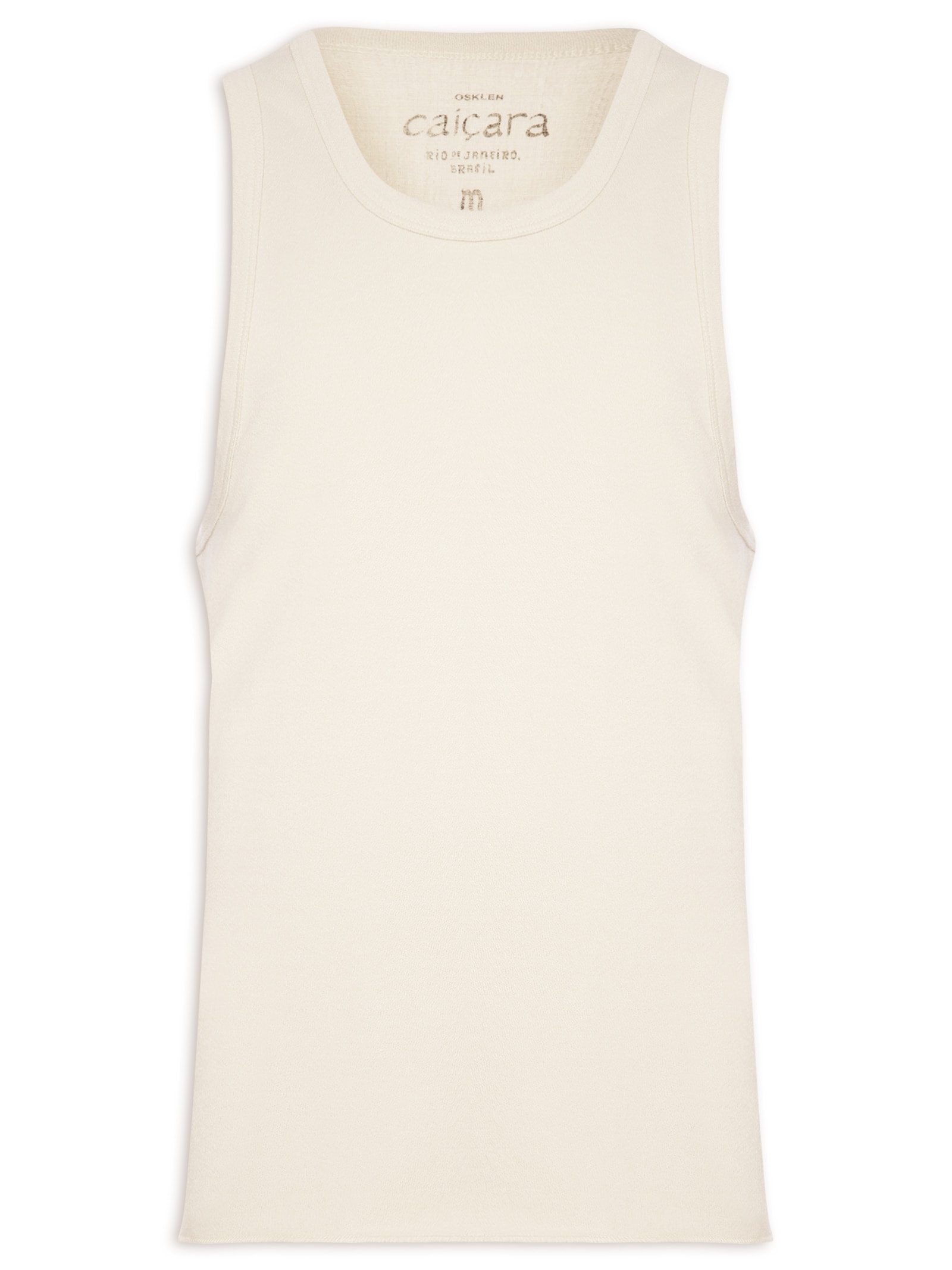 Regata Masculina Back Rustic Bege Osklen