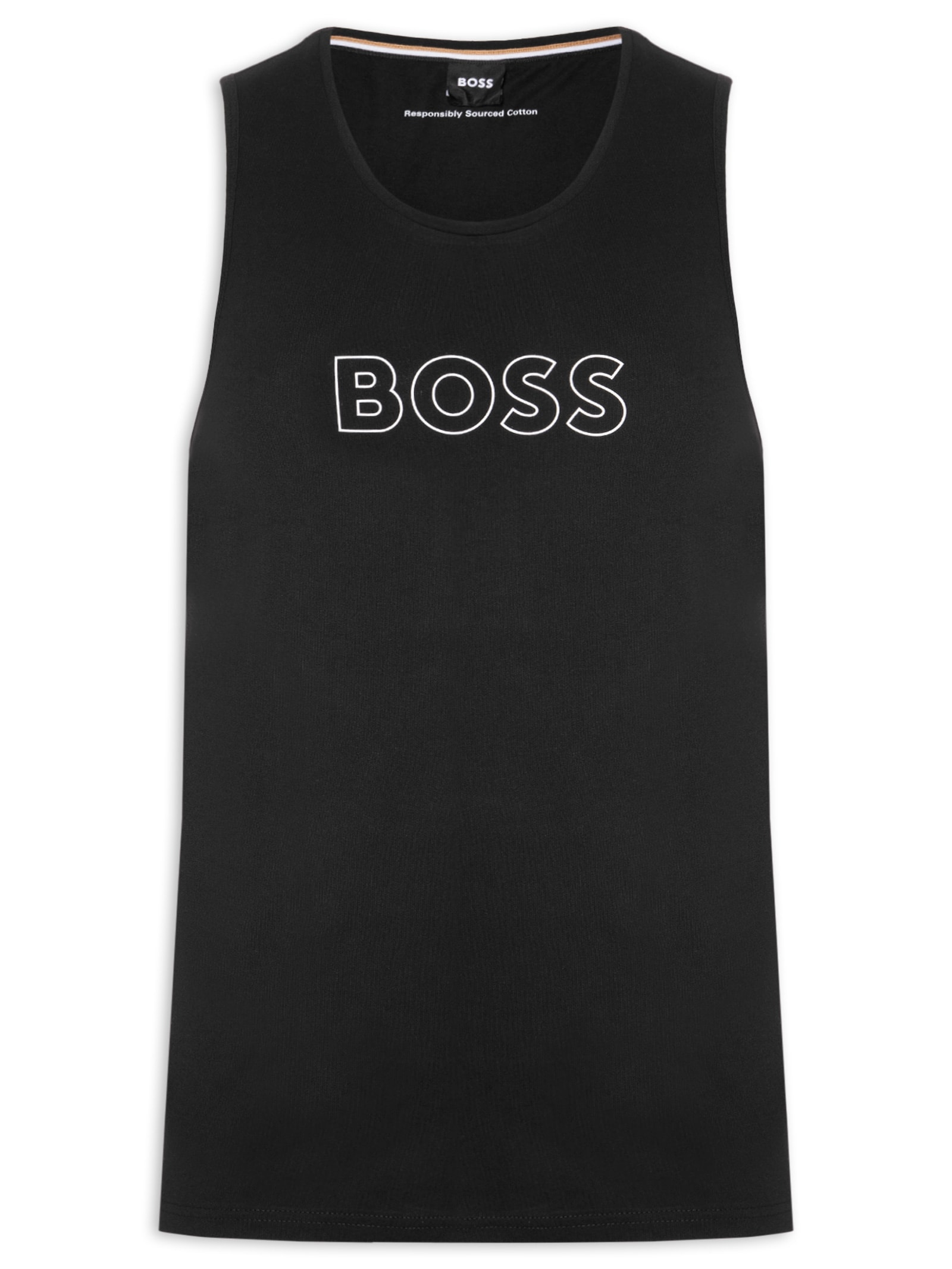 Regata Masculina Bardeur Beach Tank Top Preto Boss