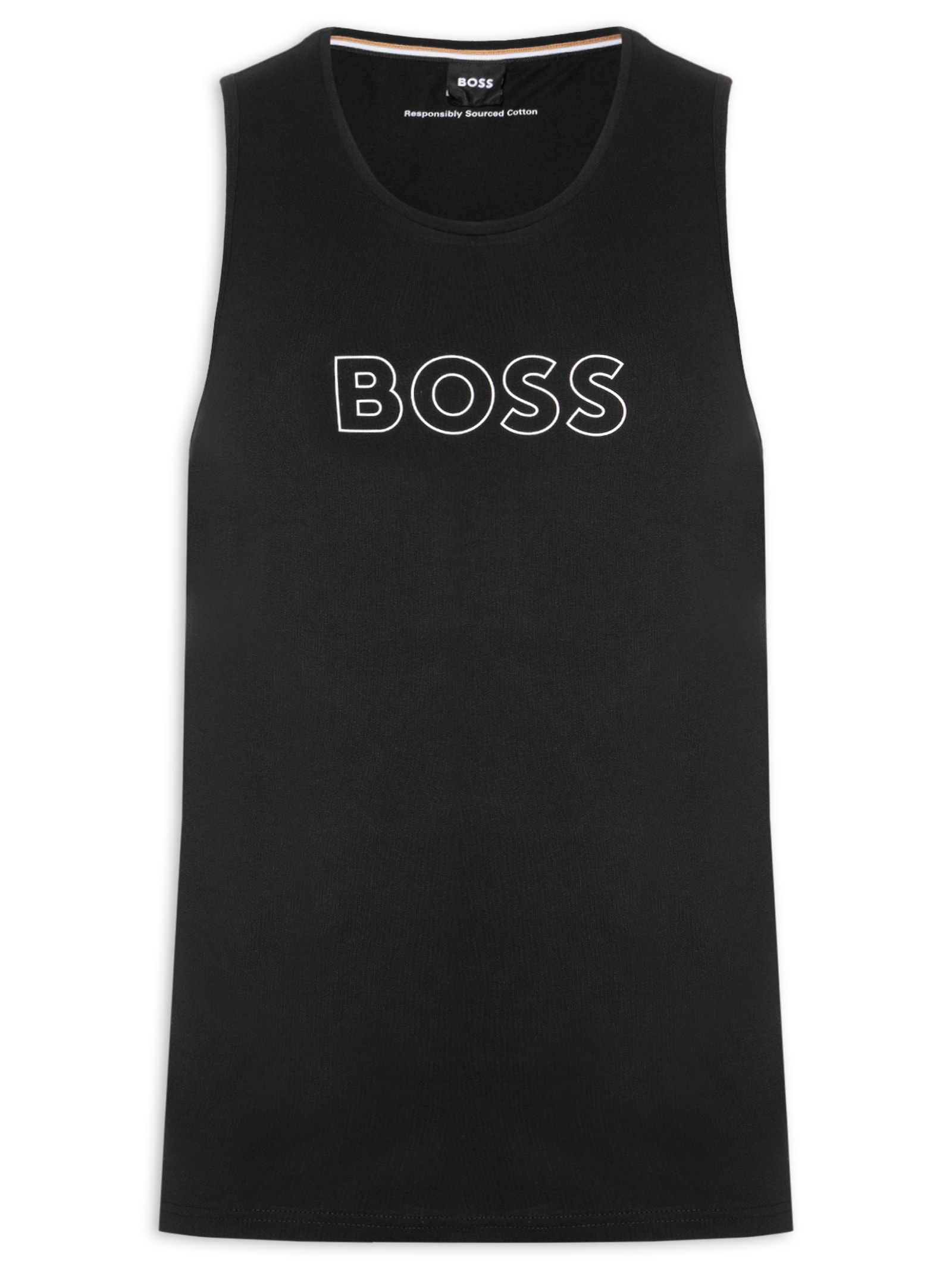 Regata Masculina Bardeur Beach Tank Top Preto Boss