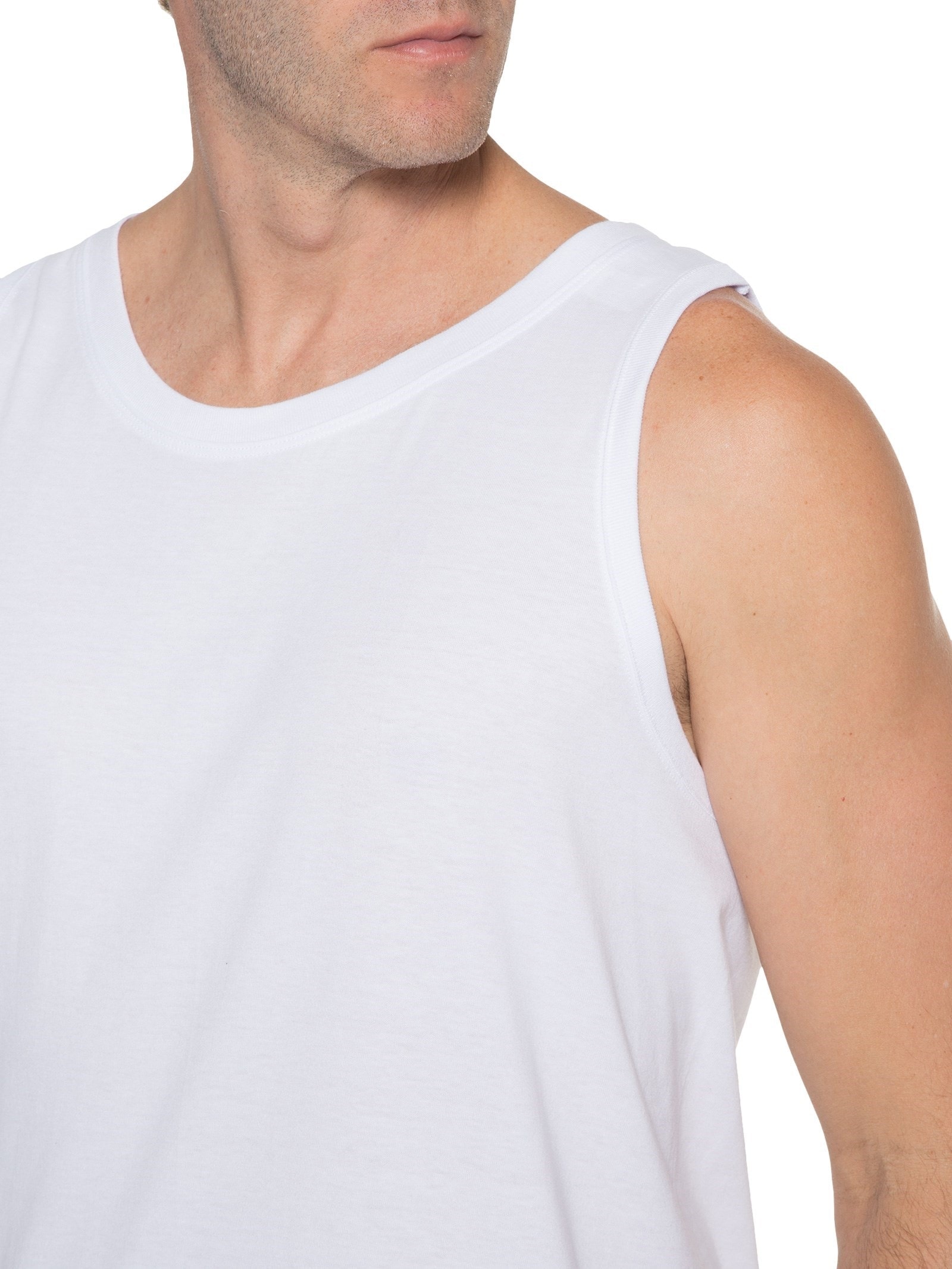 Regata Masculina Básica World Branco Hering