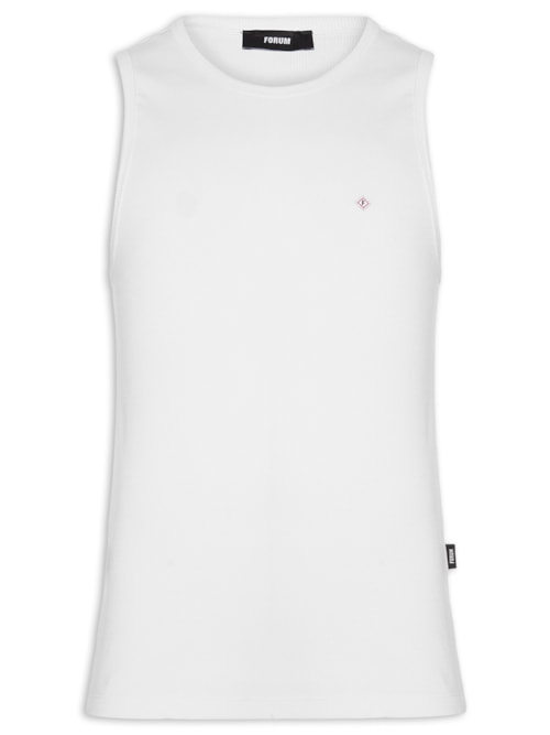 Regata Masculina Canelada – Branco