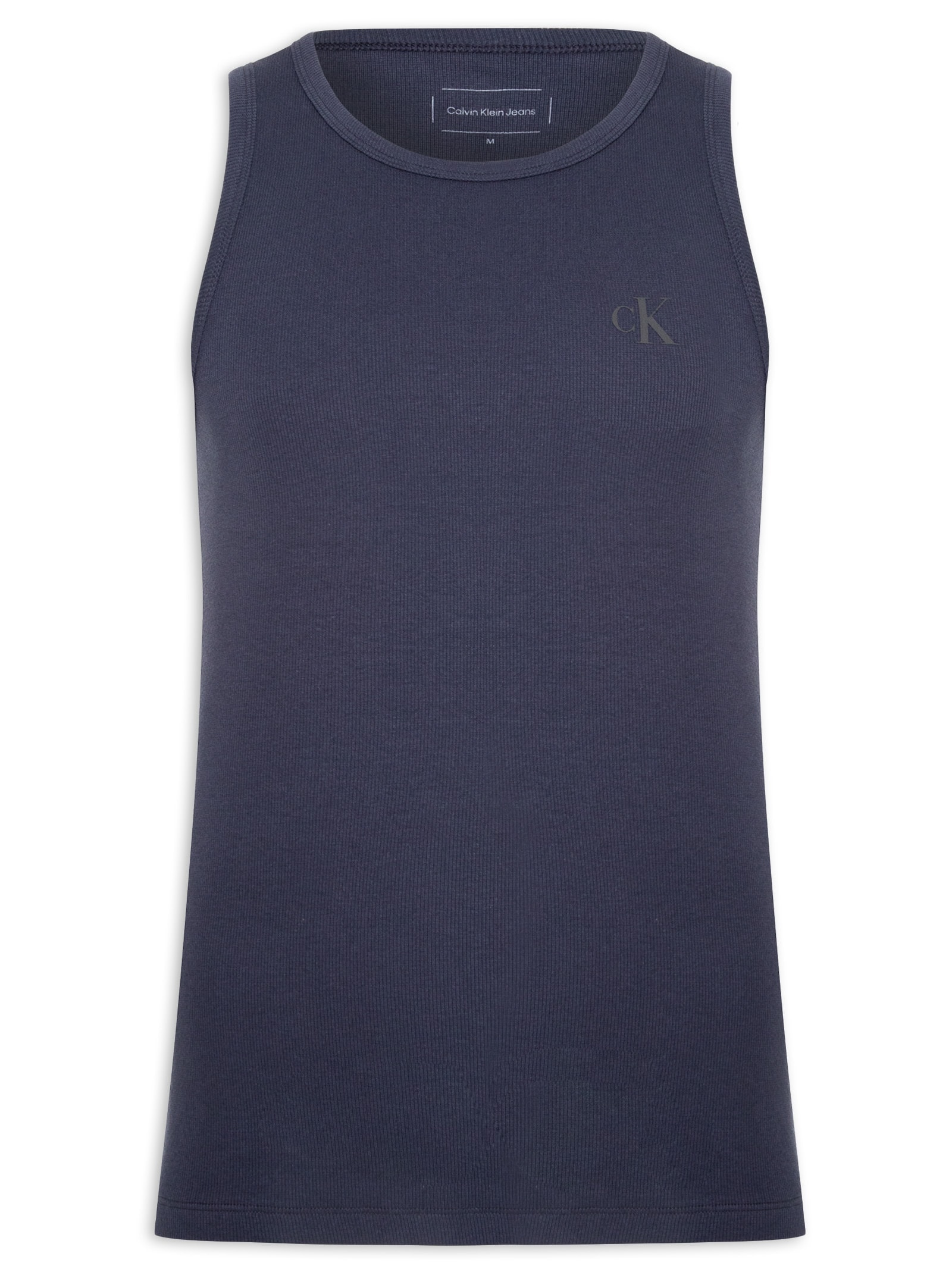 Regata Masculina Ckj Ribana Logo Monogram Azul Calvin Klein Jeans