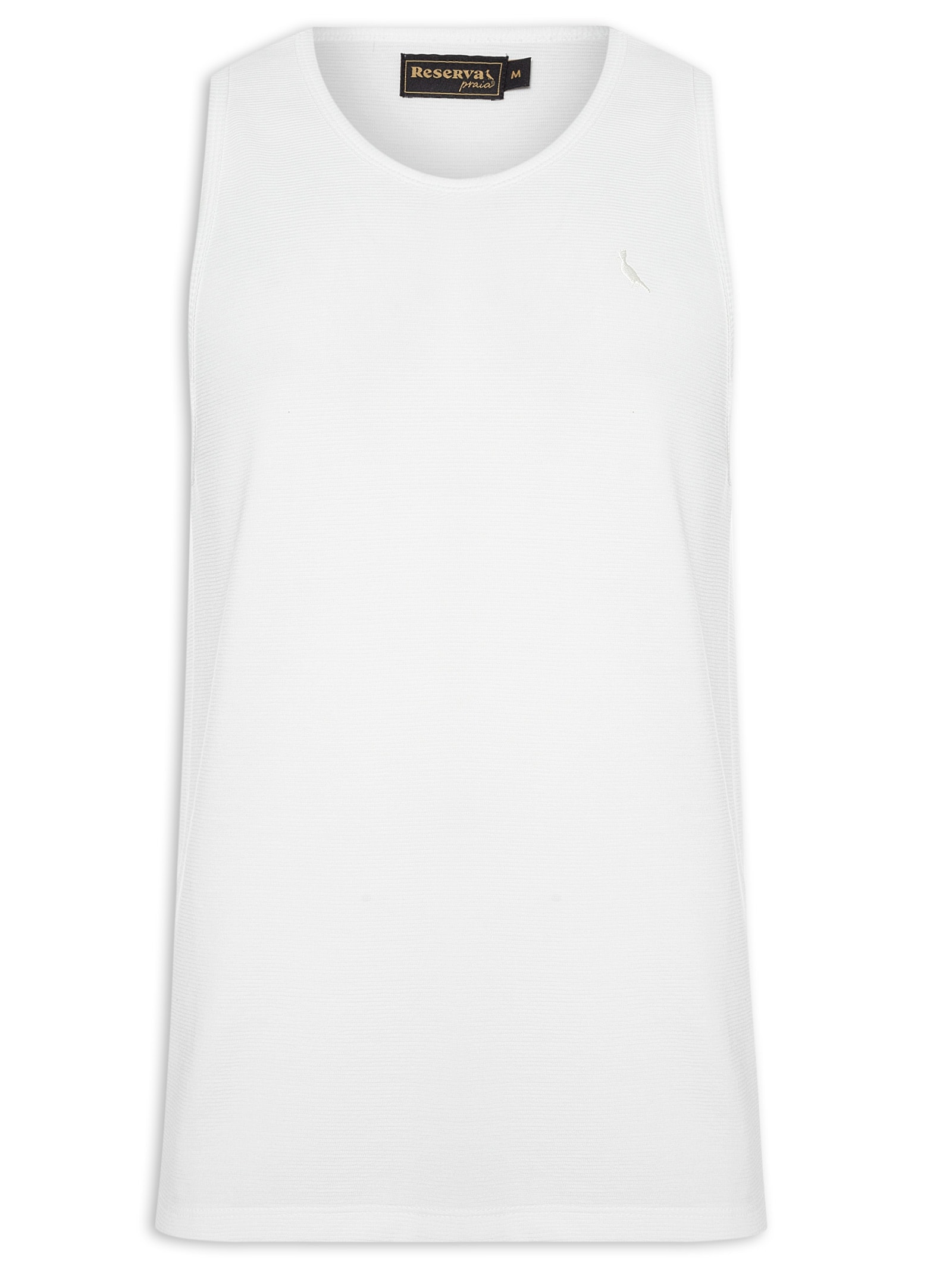 Regata Masculina Clássica Wellen Branco Reserva
