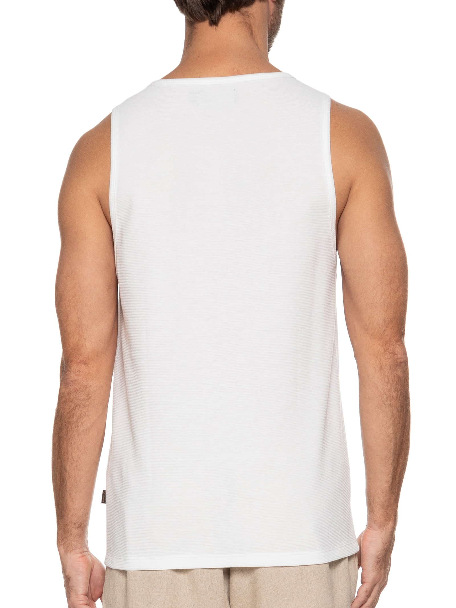 Regata Masculina Clássica Wellen Branco Reserva