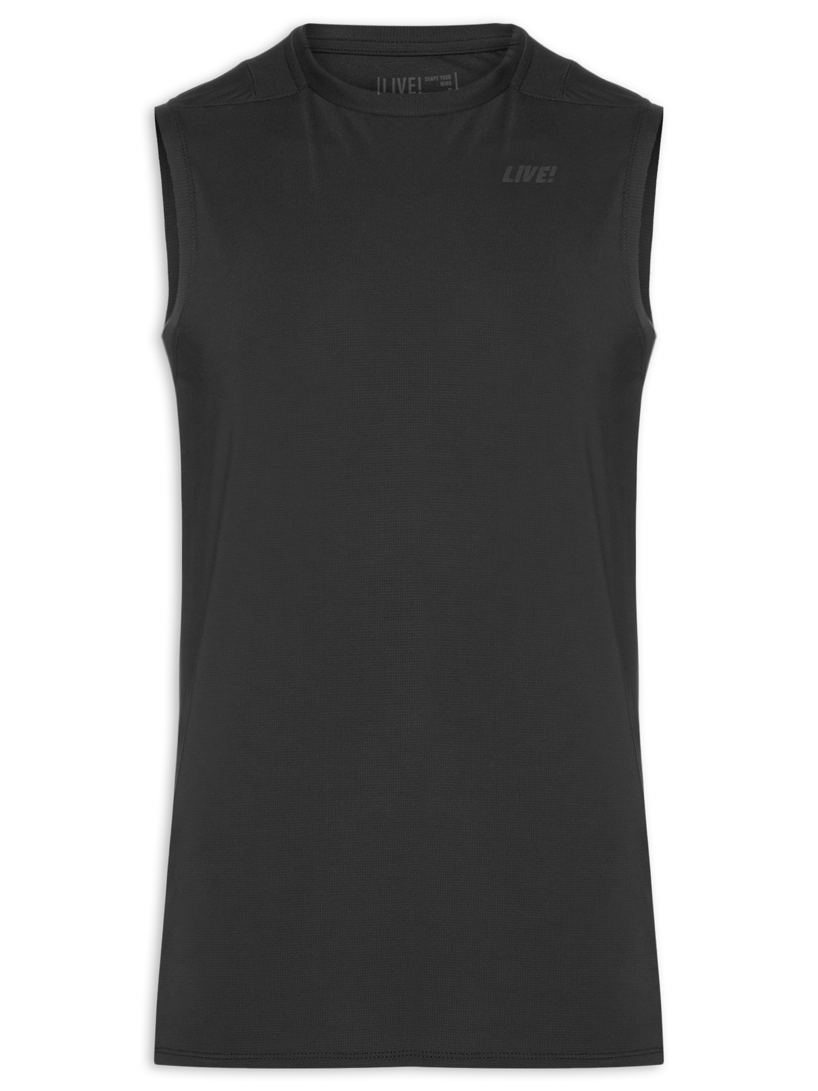 Regata Masculina Comfy Mix Men Preto Live!