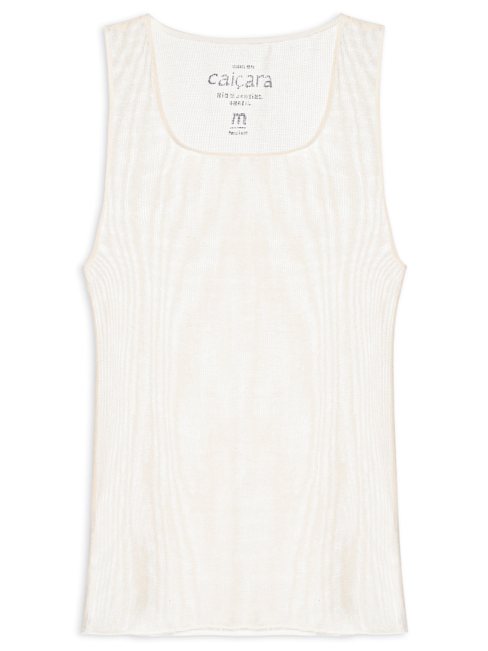 Regata Masculina Cotton Caiçara Off White Osklen