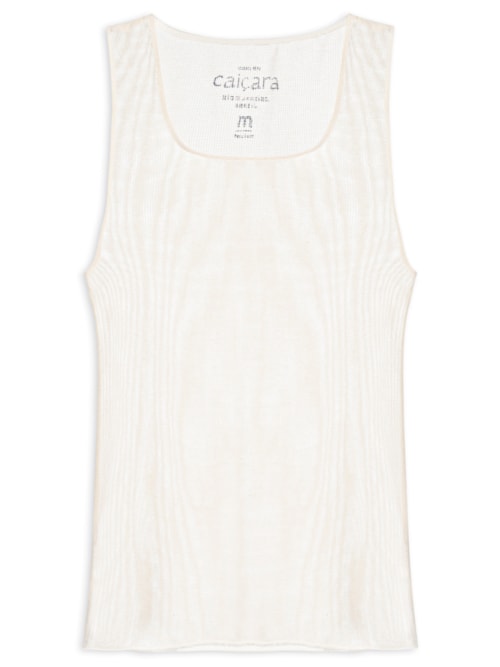 Regata Masculina Cotton Caiçara – Off White