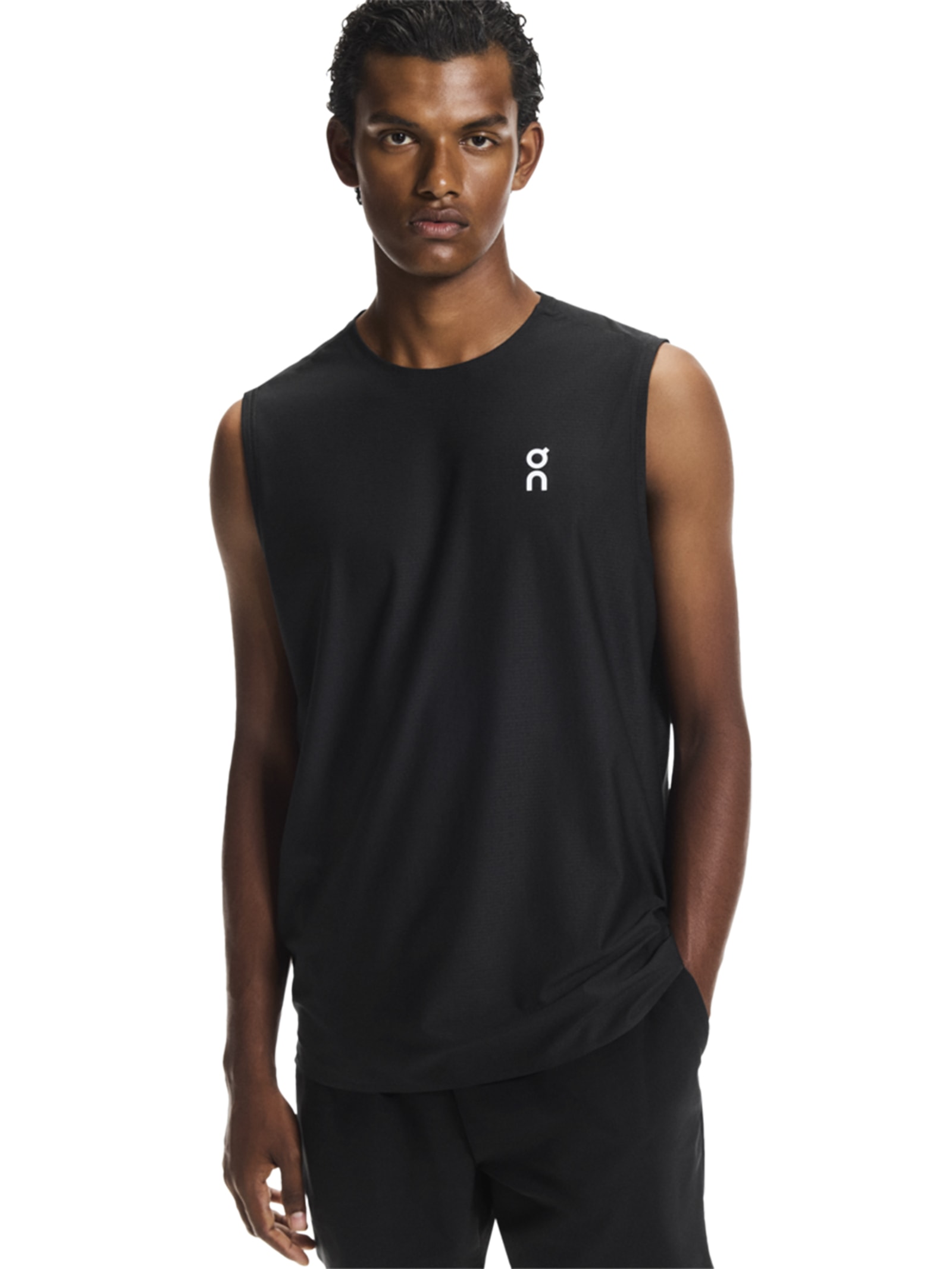 Regata Masculina Court Tank 2 Preto On Running