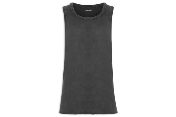 Regata Masculina Double Tricot Stone - Cinza