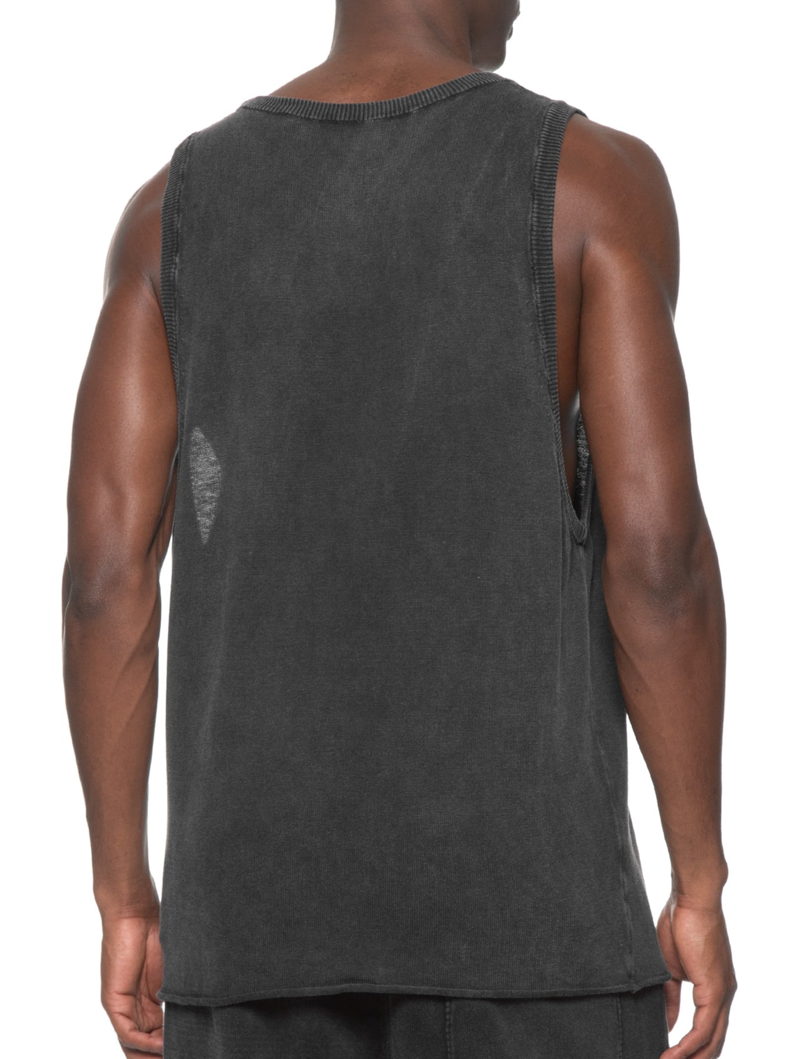 DIFFERENT IS OK Ribbed Cut-out シズニルック Osklen - Regata Masculina Double Tricot Stone - Cinza