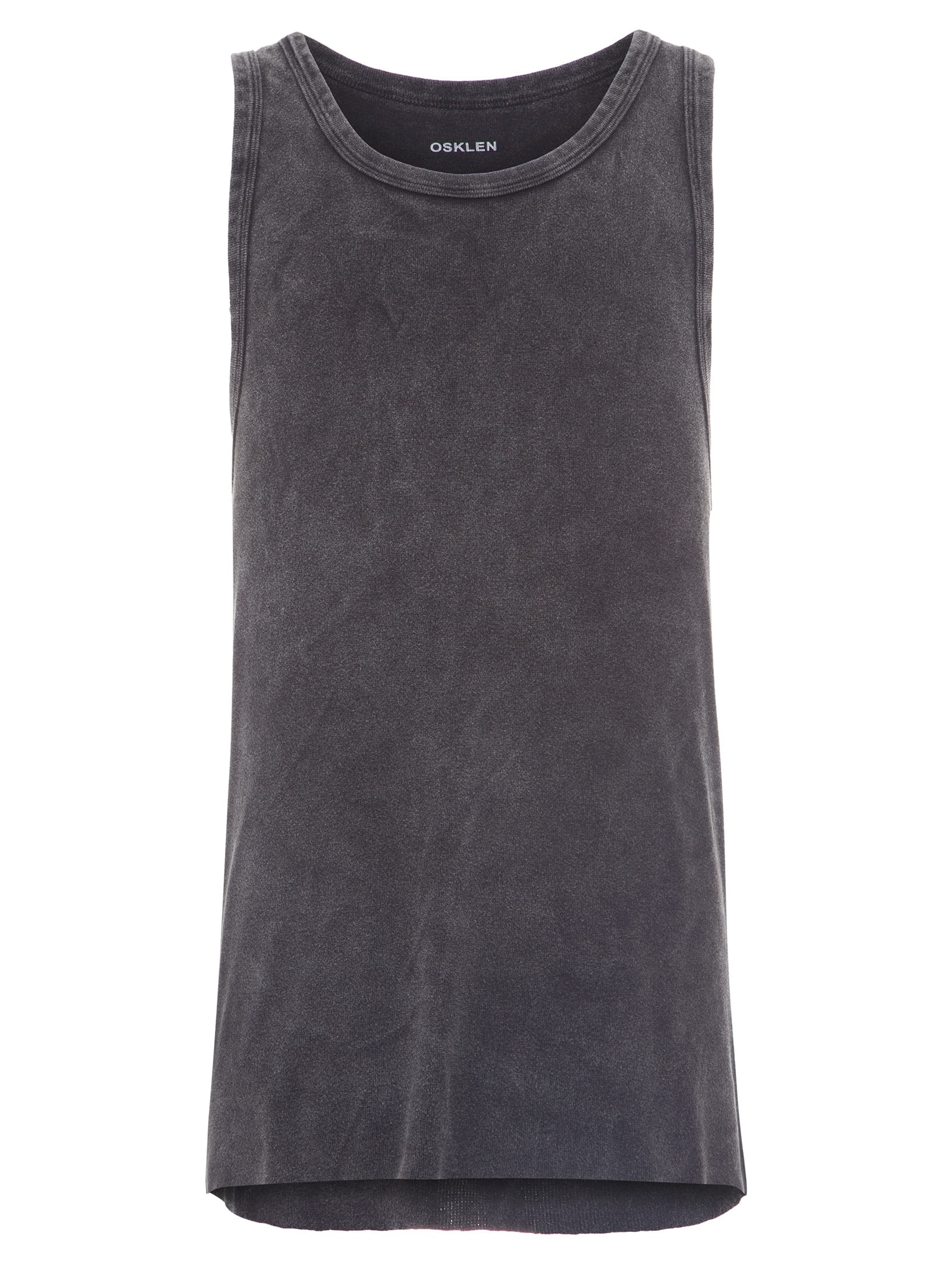 Regata Masculina Double Used Ribbed Preto Osklen