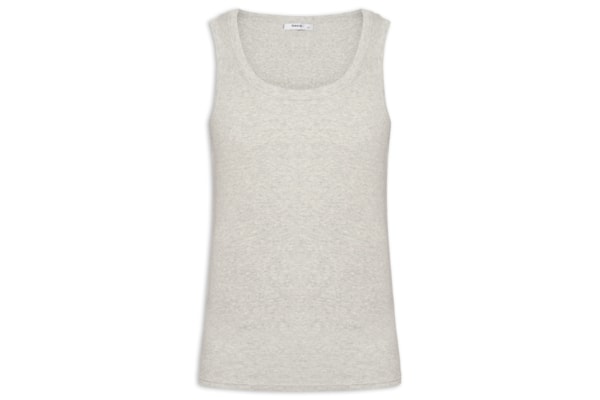 Regata Masculina Em Algodão - Cinza