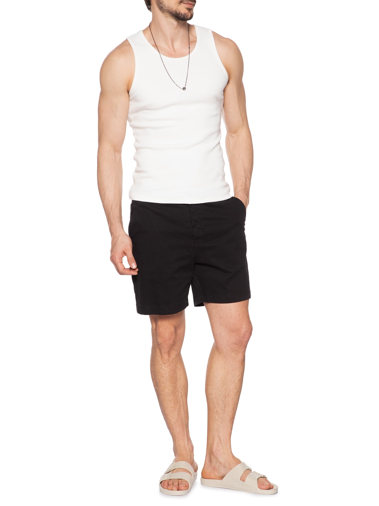 Regata Masculina Em Ribana Off White Sergio K