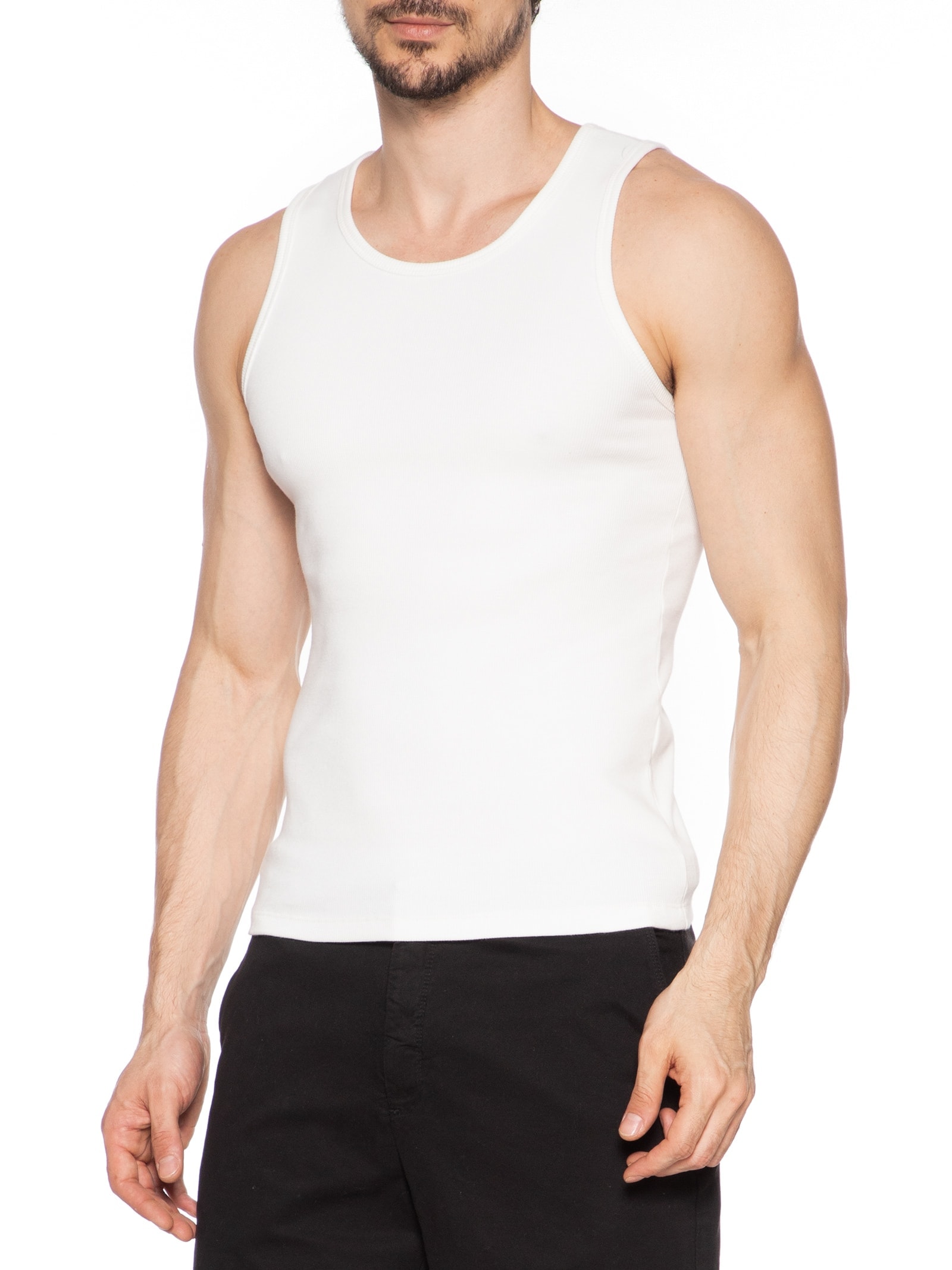 Regata Masculina Em Ribana Off White Sergio K