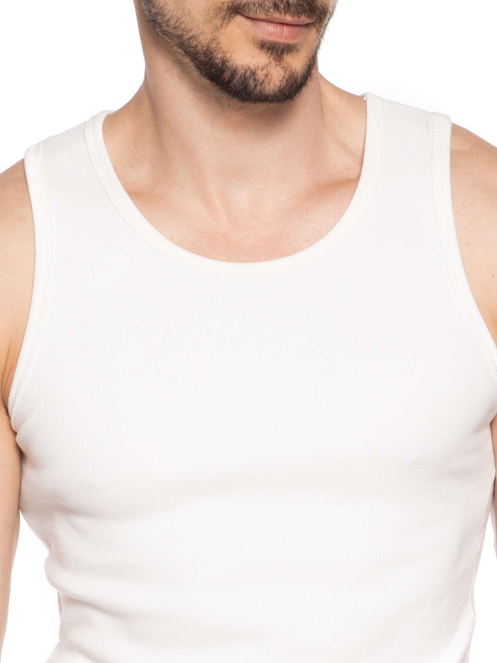 Regata Masculina Em Ribana Off White Sergio K