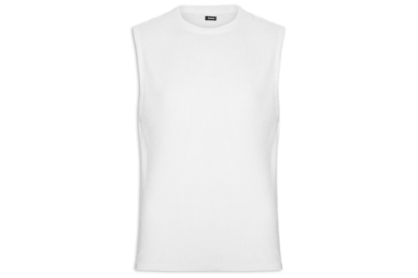 Regata Masculina em Tricot - Branco